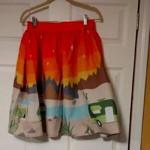 Steady circle skirt 1x XL retro camper vintage